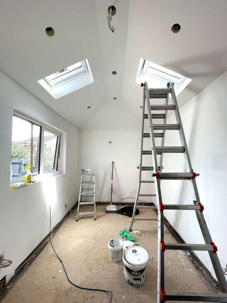 Kitchen extension Decorated
