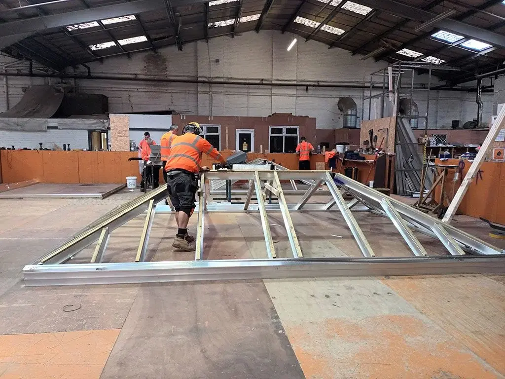 pcl building factory frame